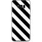 Black and White Geometric Stripes Galaxy S8 Plus Skin